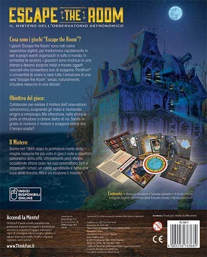 ThinkFun Escape the Room Il mistero dell'osservatorio astronomico