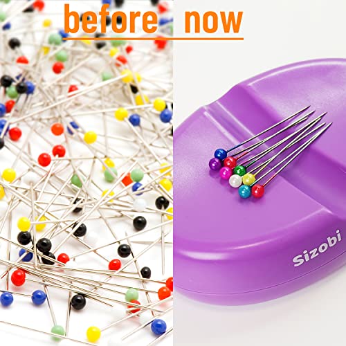 Sizobi Magnetic Sewing Pincushion,Sewing Needles,Sewing Pins,Bobby Pin Holder,Magnetic Pin Cushion,Pin Holder,Magnetic Paper Clip Holder,Magnetic Bobby Pin Holder(No Bobby Pins And Pins) #TOP3