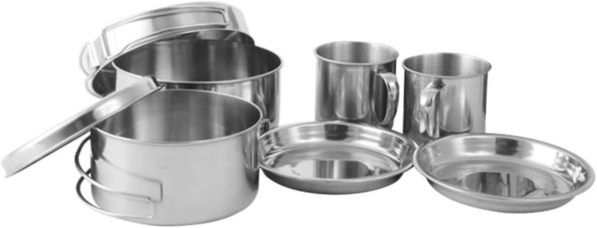 KOMBIUDA 1set Multi-Function Camping Pot Portable Cookware for Outdoor Cooking Hiking and Picnics Lightweight Camping Cooking Essentials