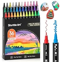 Shuttle Art Matite Acriliche Per Pietre Impermeabili, Set Di 48