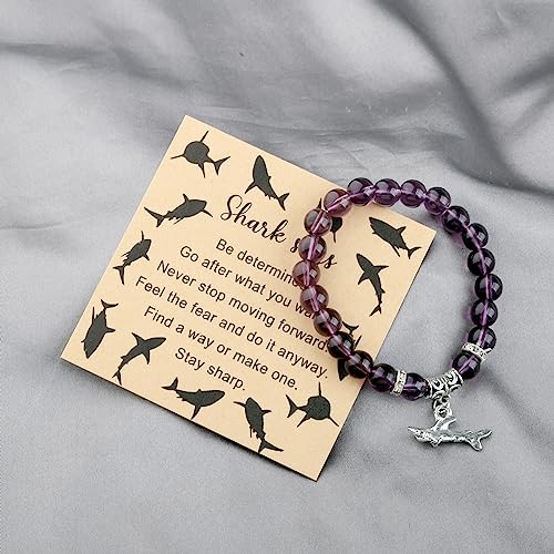 FAADBUK Shark Gift Inspirational Gift for Shark Lover Shark Bracelet Ocean Animal Lover Gift4