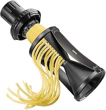Gefu Spiral Cutter SPIRELLI 2.0 Vegetable Noodle Cutter for Zoodles | Zucchini Spaghetti & Julienne Cutter - Stainless Steel Blades with 2 Cutting Sizes - Set Including Cleaning Brush & Holder