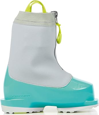 FISCHER Junior Fischer Two Alpine Boots, Color: Celeste/Grey, Size: 18.5 (U19622V-18.5)