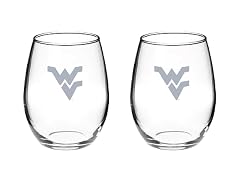 RFSJ Satin Frost Logo Wine or Beverage Glass Set of 2