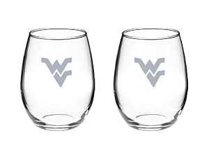 RFSJ Satin Frost Logo Wine or Beverage Glass Set of 2