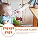 Hemoton 5pcs Plastic Chopstick Training Clips Easy Use Chopstick Helpers for Beginners Suitable for All Ages Material for Effortless Dining