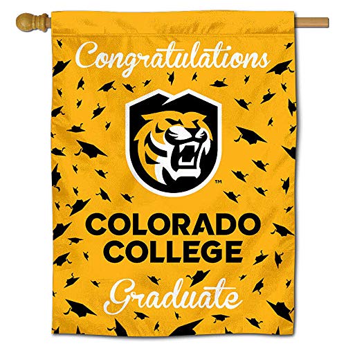 Colorado College Tigers College Graduation Gift Banner Flag