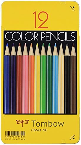 Amazon ひらがな カタカナ名入れ トンボ鉛筆 缶入色鉛筆 Nq 12色 文房具 オフィス用品 文房具 オフィス用品