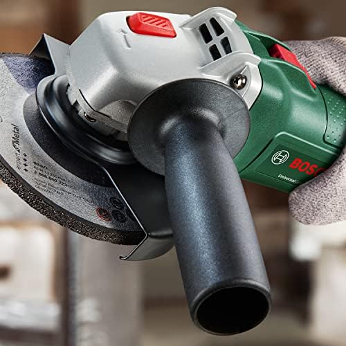 Bild 5 - Bosch kompakter Winkelschleifer UniversalGrind 7-125 (750 W; 2x gerade Trennscheiben; 1x Schleifscheibe; zum Schleifen, Trennen und Bürsten; im Karton) – Amazon Edition