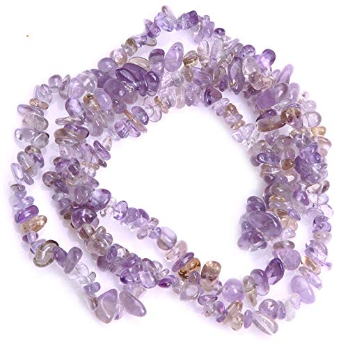 Image of 5-8mm Ametrine Crystal Chips Natural Chip Stone Beads for Jewelry Making