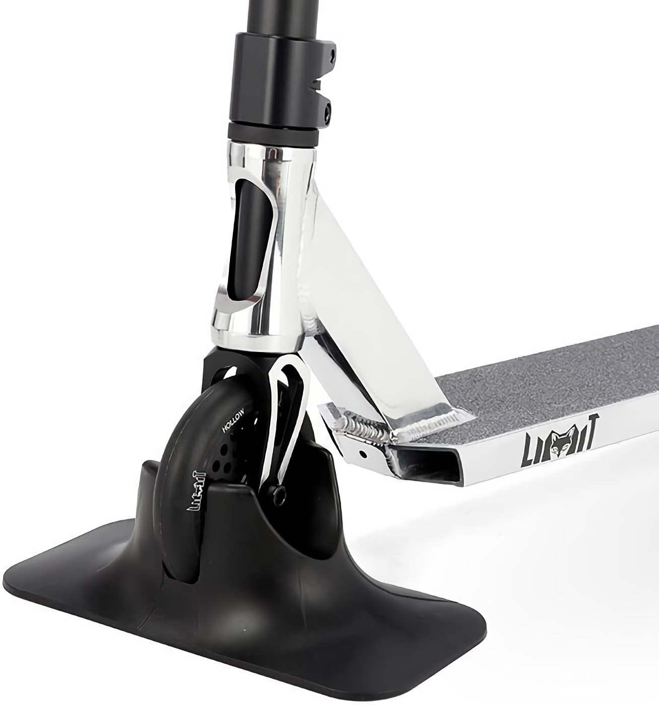 Bueuwe Universal Scooter Stand fits Most Scooters (Professional Stunt Scooters), for 24/26/28/30mm Wide 100-200mm Diameter Scooter Wheels, Scooter Base for Kids