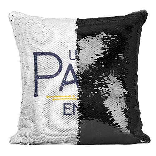 Coussin Sequin de Qualité Supérieure Finition Paillettes Noir