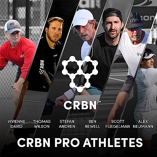 Crbn Pickleball Paddle Eraser, Best Carbon Fiber Pickle Ball Racket Cleaner, Fast & Easy Rubber Bar To Remove Ball Residue, Dirt, & Minor Scrapes/Scratches - Patent Pending #TOP5