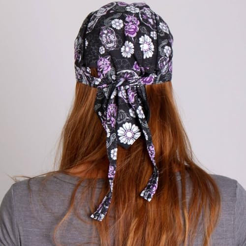 Pañuelo de cabeza bandana de moto Hot Leathers HWH1078 con estampado original 7