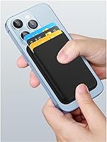 Vista 9 de Cartera magnética iLodn compatible con MagSafe para iPhone 17 16 15 14 13 12 Pro Max Air Plus, tarjetero Mag 3 Safe adhesivo para accesorios