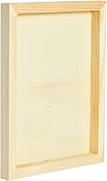 Vista 7 de Juvale Wood Canvas Boards - 8x10 in, Light Brown Pine, 0.85 in Thick, 6-Pack - Wood Canvas Blanks for Crafts - Deep Frame Panels