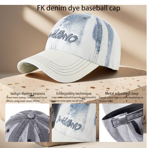 Image of Baseball Cap for Women Men - Adjustable Size Hat | Sun Protection,Colourfast,Moisture Wicking,Ponytail Hole,Wrinkle Free