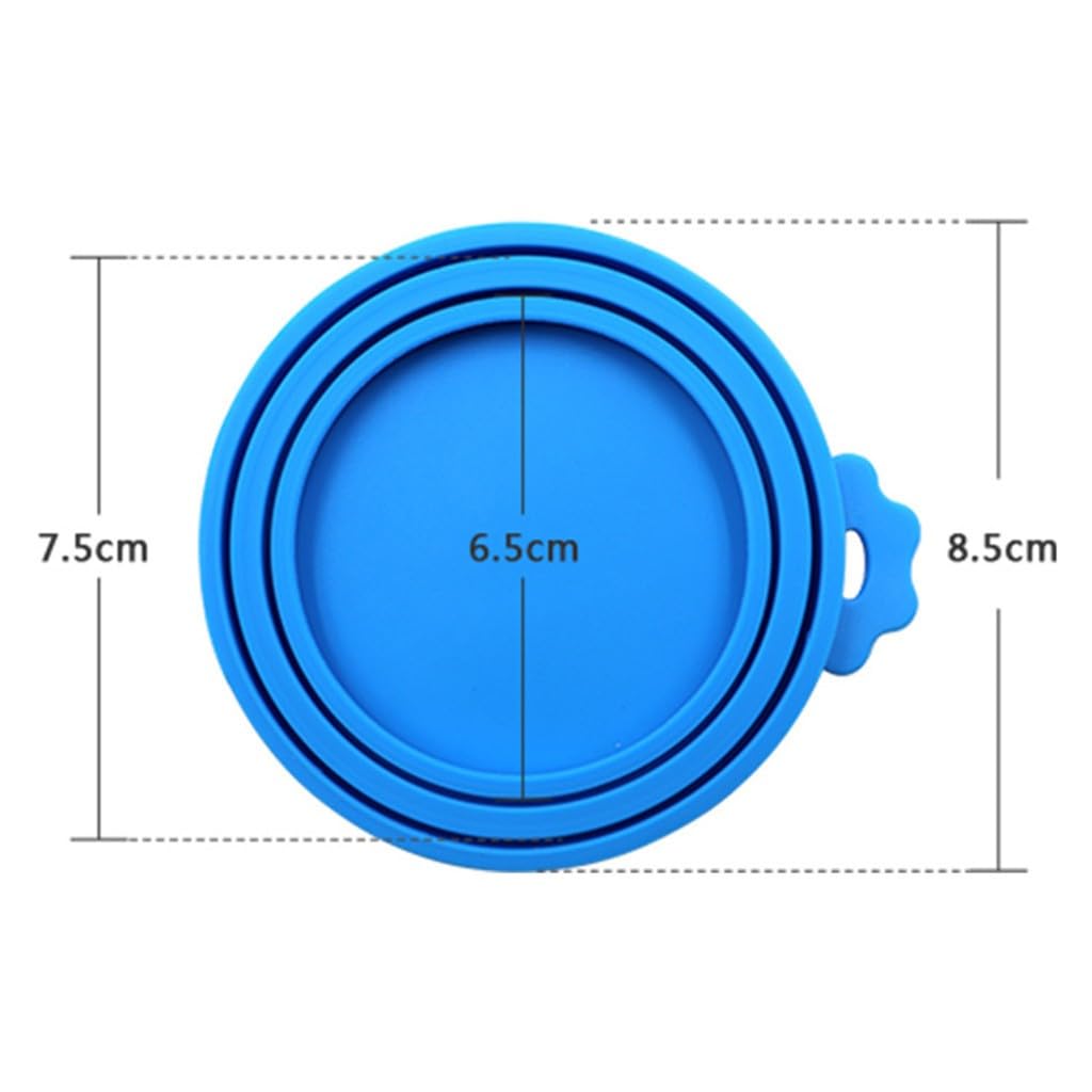 GpahrrDnij Sealed Silicone Can Lid Sealed Silicone Can Lid Pet Supplies Cat and Dog Food Small Kitchen Brush for Food (B, One Size)