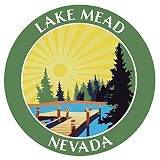 Lake Dock - Lake Mead - Nevada 3.5" Window Car Truck Sticker Decal Vacation Adventure Theme Novelty Applique