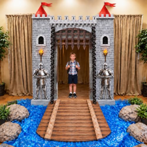 Hungdao 4 Pcs Medieval Entryway Party Decoration Castle Party Supplies