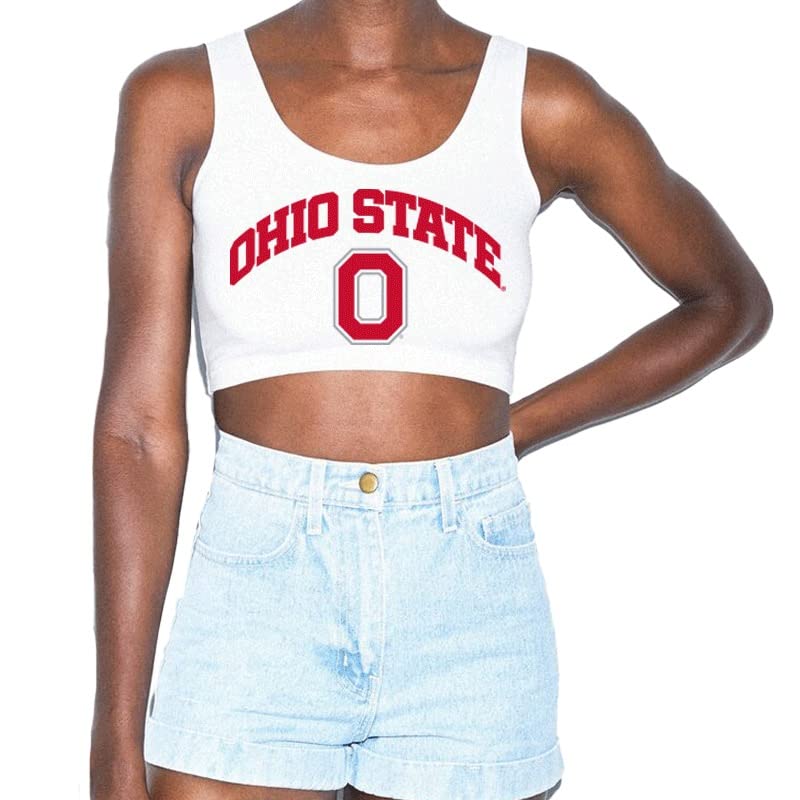 Image of Lojobands Women's College Gameday Outfit Tank Top Tailgate Crop Top One Size Fits Most