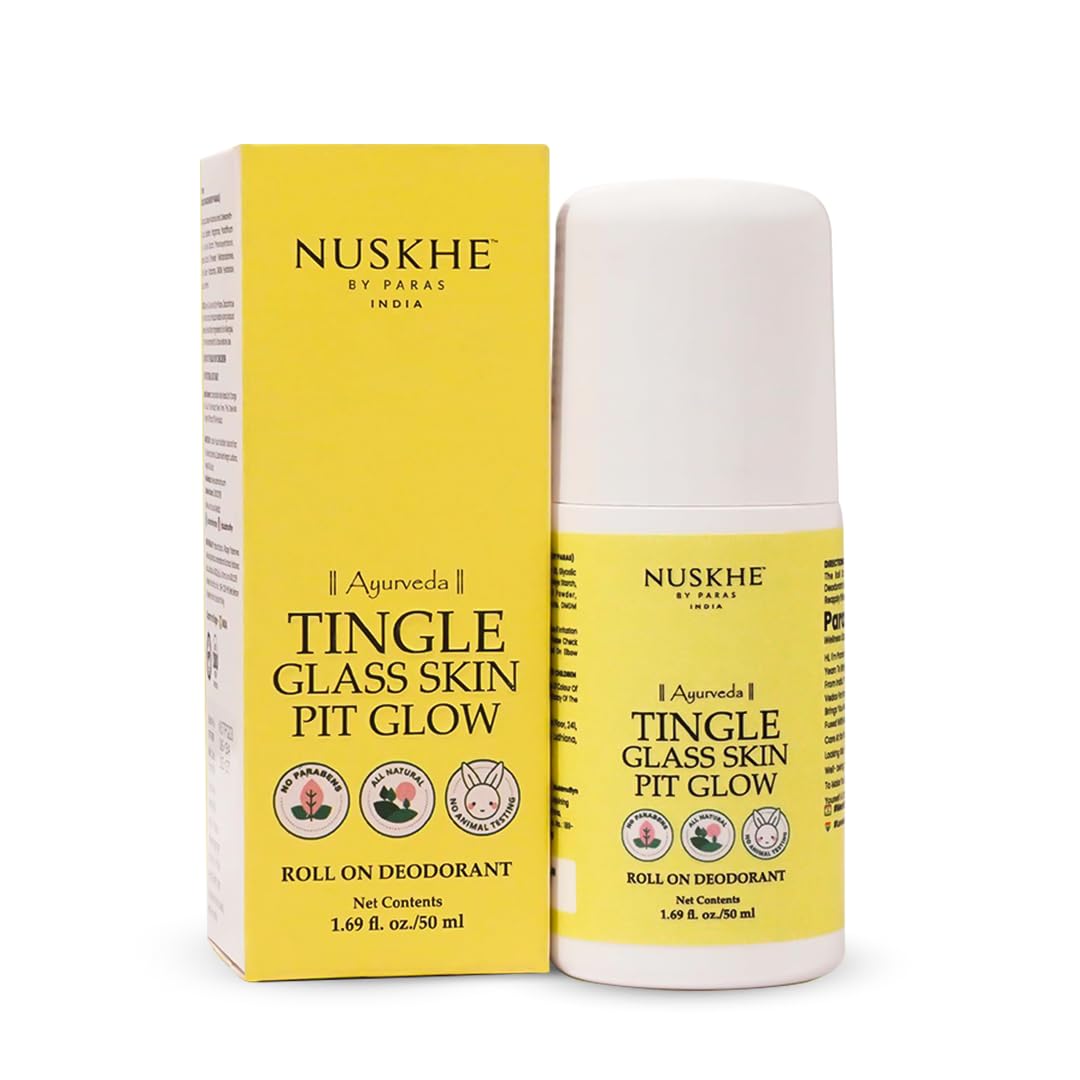 nuskhe by paras | tingle pit glow roll on deo | brightens underarm area and reduces dark spots