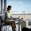 iClever Foldable Keyboard with Touchpad, BK08 Portable Tri-Folding Bluetooth Keyboard for iPad, iPhone, Windows, Mac & Android Connect Up to 3 Devices