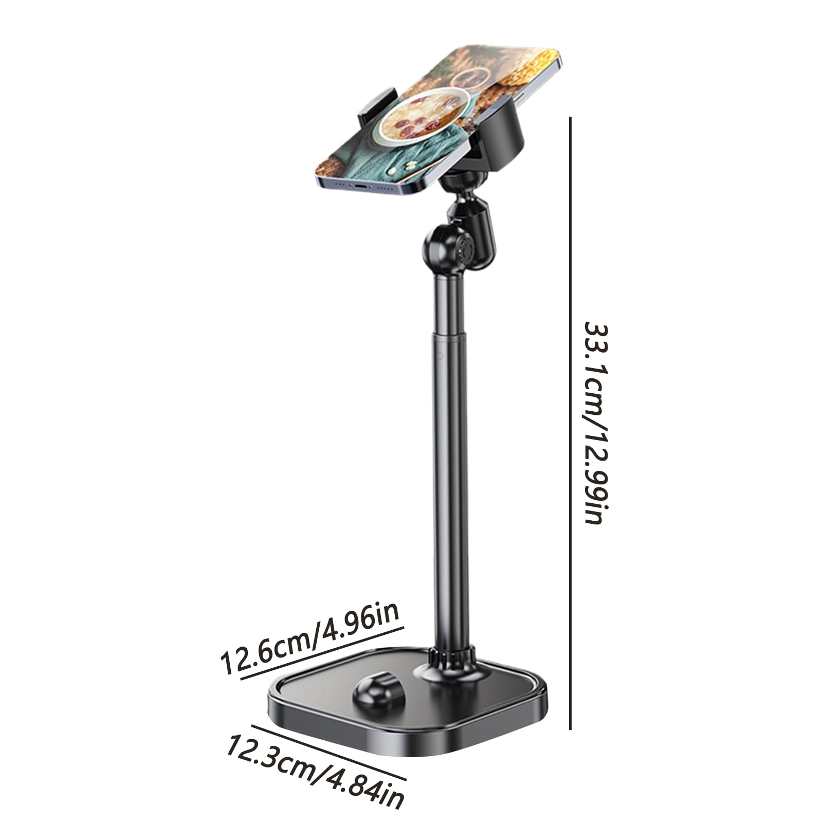 Support de smartphone pour bureau, antidérapant, angle magnétique, réglable en hauteur, accessoires | Support pour smartphone, appels vidéo, enregistrement d'appels, fitness à domicile, entraînement