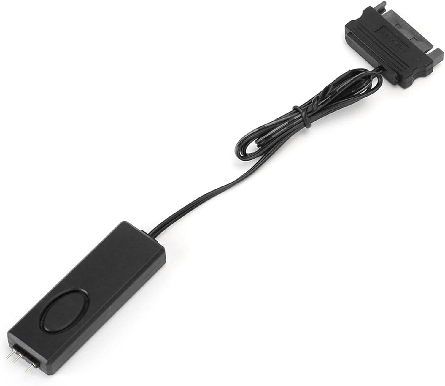 Generic RF Remote Control, ARGB Controller with 3Pin 5V Power for Desktop Computer LED Lighting, Fan Housings, Radiators (Black)