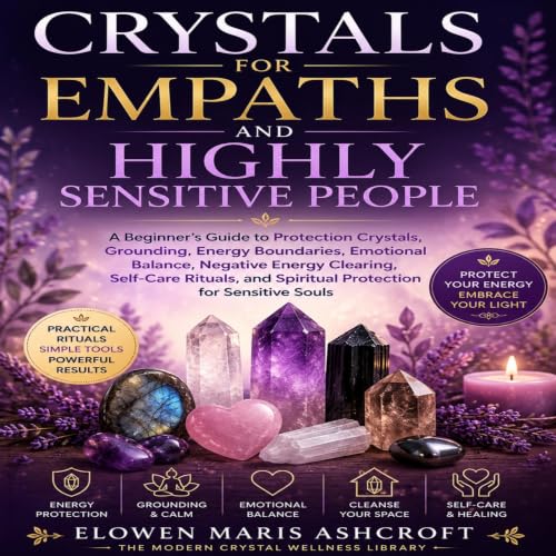 『Crystals for Empaths and Highly Sensitive People』のカバーアート