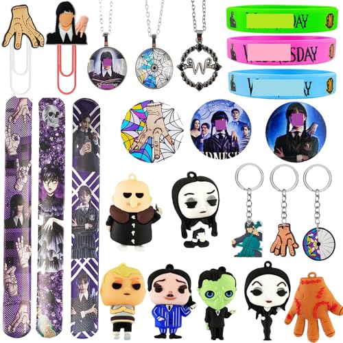 SupaWeiss Party Bag Filler,Party Bag Fillers for kids with Dolls,Bracelets,Necklaces,Bookmarks,Brooches,Keychains for Boys Girls Classroom Prizes Rewards