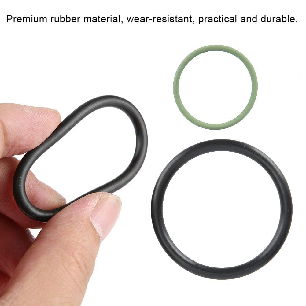 Kit de Réparation de Bague d'étanchéité pour Solénoïde Vanos | Matériau en Caoutchouc Durable | Solution au Problème du Moteur | Convient aux Moteurs N40 N42 N46 N45 | Vert