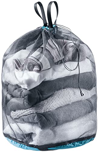 Deuter Unisex_Adult Mesh Sack 10 Packsack, Petrol-Black, 23 x 24 x 24 cm, 10 L