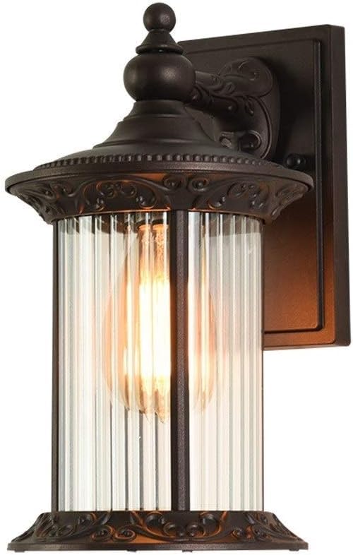 Applique de jardin vintage en verre luminaire extérieur IP44