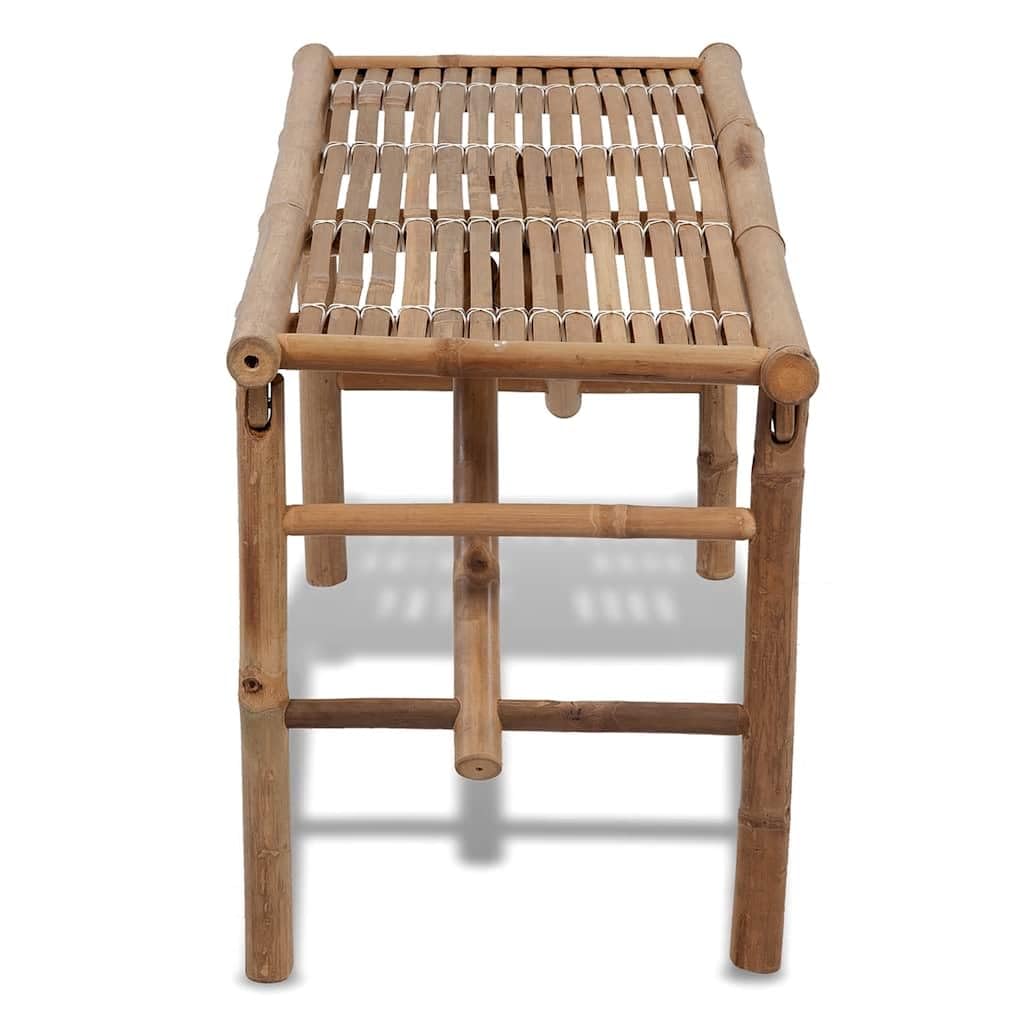 vidaXL Banc de Jardin Pliable 118 cm Bambou