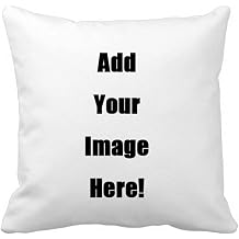 Shop&Three Custom Design Photos or Text Outdoor/Indoor Throw Pillowcase,Personalized Pet Photo Pillow, Love Photo Throw Pillowcases, Wedding Keepsake Throw Pillow Covers 16" x 16"