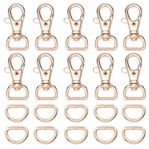 Amazon.co.jp: ナスカン 10個 Dカン 20個 手芸 アクセサリー