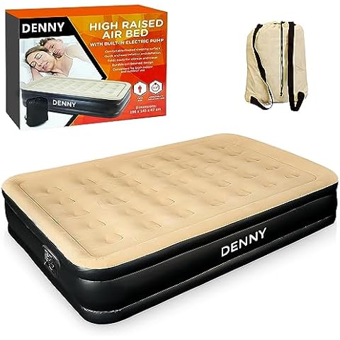DENNY Double High Raised Airbed Inflatable Mattress Cover