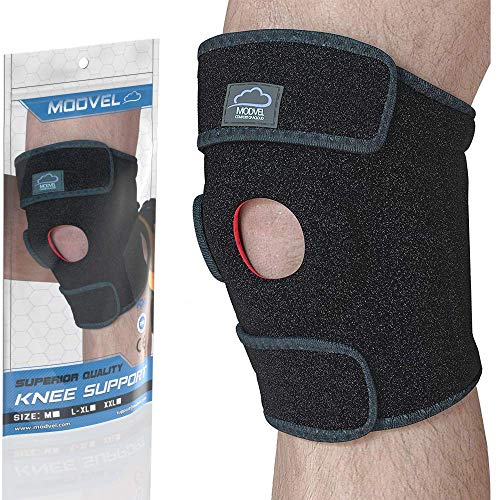 Modvel Premium Supportive Knee Brace – Flexible Neoprene Knee Protection Wrap, Breathable Unisex Knee Compression Sleeve For Running, Sports & Arthritis, Promotes Pain Relief (MV-129)