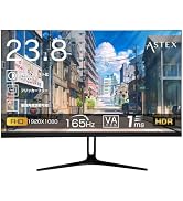 Amazon.co.jp: ASTEX 27インチ ゲーミングモニター 1800R曲面 165Hz