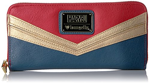 Loungefly Marvel Captain Marvel Zip Around Wallet