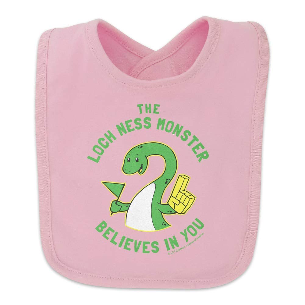 The Loch Ness Monster Believes in You Funny Humor Baby Bib