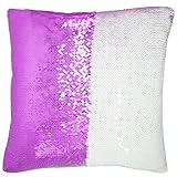 URSKYTOUS Reversible Sequin Pillow Case Decorative Mermaid Pillow Cover Color Changing Cushion Throw...