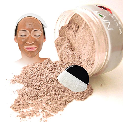 Professional Collagen Stimulating Face Mask Clay Powder, Mud Mask, Anti-Ageing Healing Skin Cleanser, Firming Detox with VITAMIN B3, VITAMIN C AND ALOE VERA, 100% Natural Skincare. 100ml.