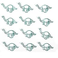 12 Piezas de Dinosaurio Clip de Papel con Forma de Animal Metal