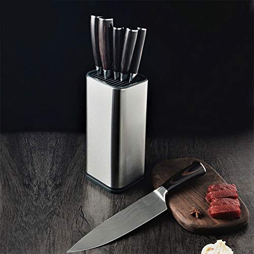 Escorredor e Cepo Suporte p/Facas Universal em Inox Cozinha