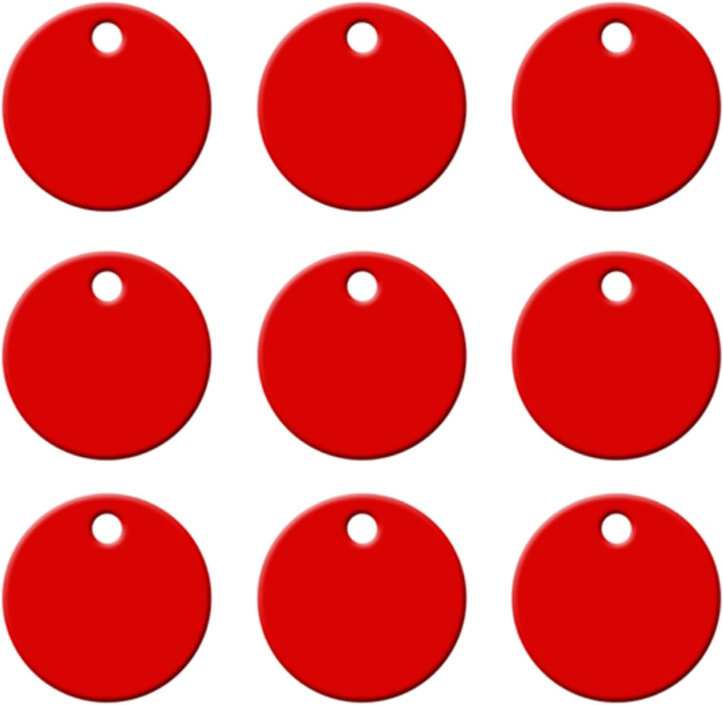 ブラス真鍮ペットチャーム ペットタグ ネームタグ ドッグタグ 迷子札 名入れ刻印＋天然石(水晶) ペット服・アクセサリー  owly.accessories 通販 8143211｜Creema(クリーマ) 100PCSアルミニウムラウンドドッグIDタグブランクキャットドッグ名IDタグペットカラーアクセサリーペンダントチャームペット用品ア