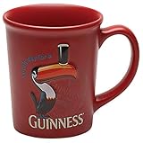 McLaughlin's Irish Shop Großer Irischer Becher mit geprägtem Guinness Tukan Logo