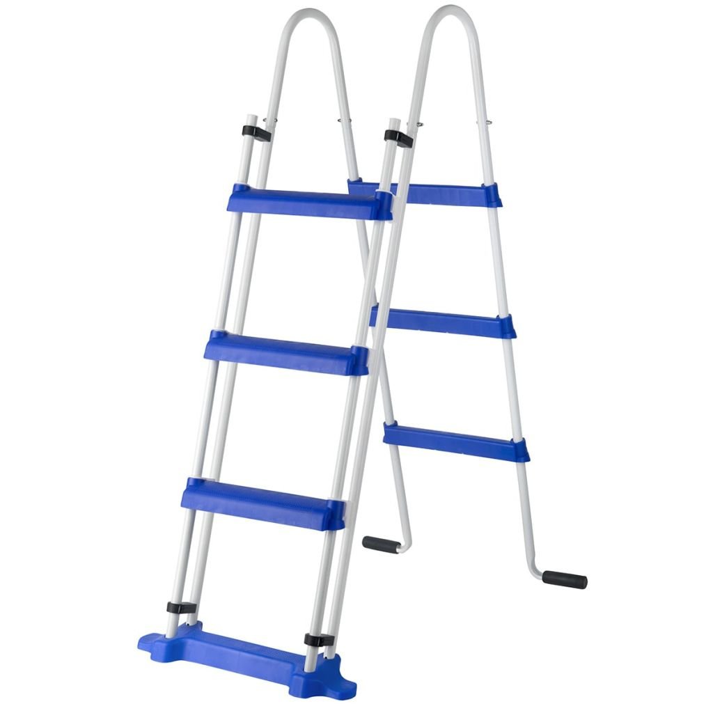 Gre KITPR4583- Piscina Azores desmontable redonda de acero color blanco Ø460x132 cm