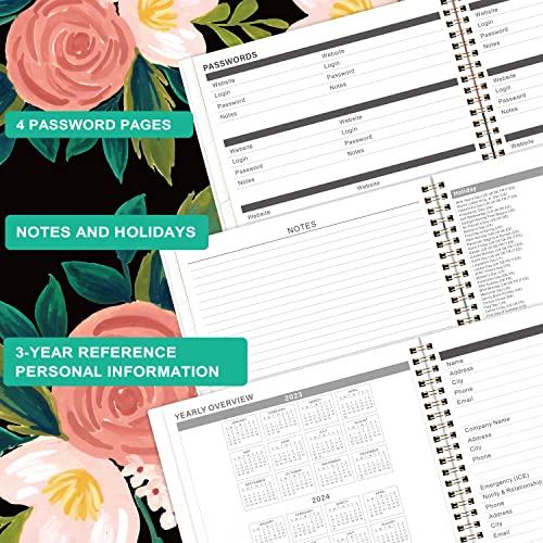 Monthly Planner 2023-2025 - Jul. 2023 - Jun. 2025, Monthly Calendar 2023-2025, 9" X 11", 2 Year Monthly Planner With Monthly Tabs, Flexible Cover,Twin-Wire Binding, Perfect Organizer #TOP4